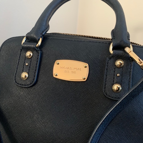 Michael Kors Saffiano Leather Small Satchel Purse - Picture 6 of 6